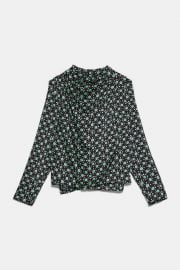 PRINTED BLOUSE at Zara